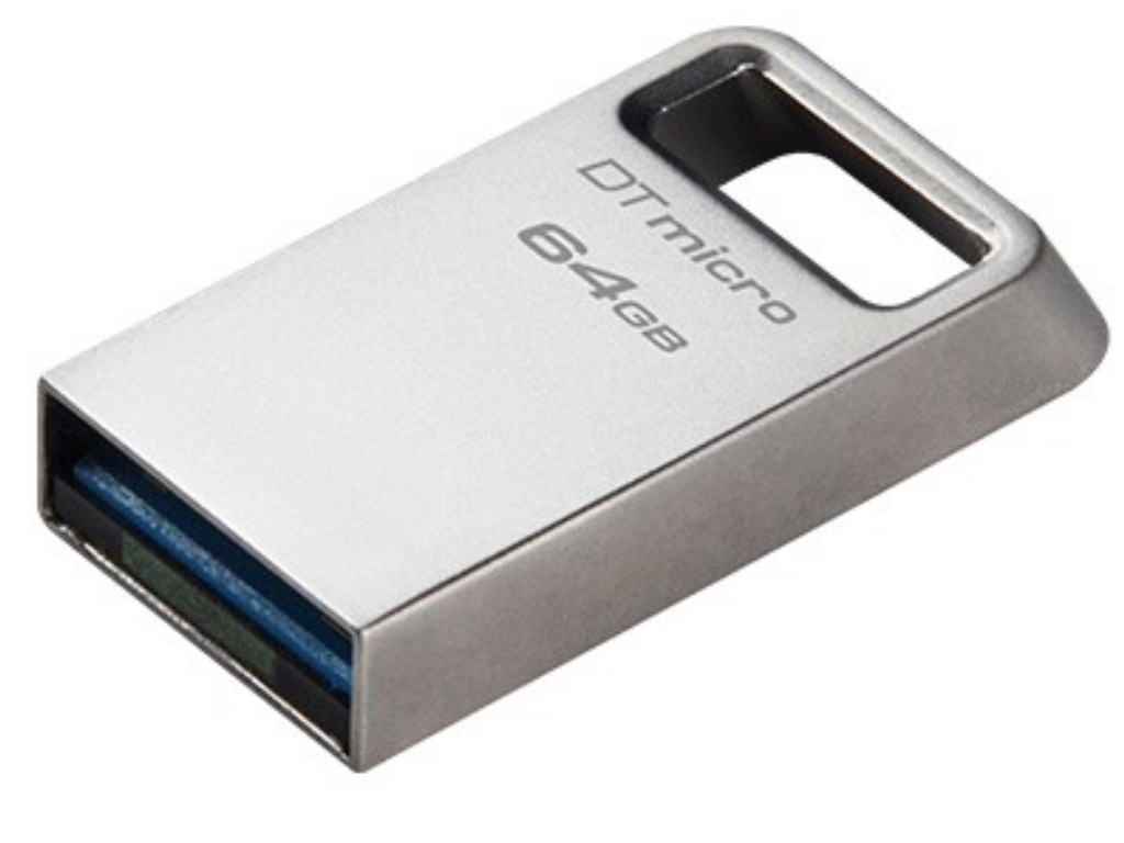 Kingston 128GB DataTraveler Micro 200MB/s Metal USB 3.2 Gen 1 EAN: 740617328028-3